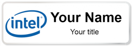 Custom name badges for Intel