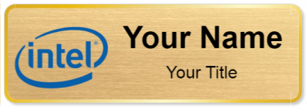 Custom name badges for Intel