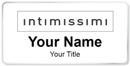 Custom name badges for Intimissimi