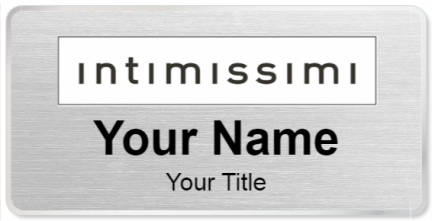 Custom name badges for Intimissimi