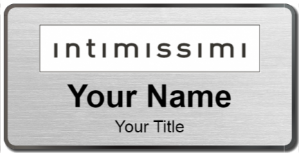 Custom name badges for Intimissimi
