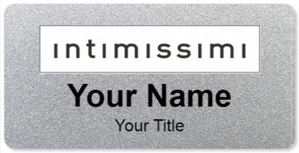 Custom name badges for Intimissimi