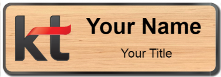 Custom name badges for KT Corporation