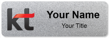 Custom name badges for KT Corporation