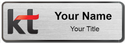 Custom name badges for KT Corporation