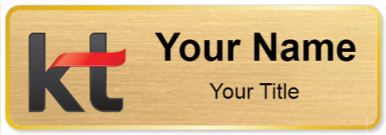 Custom name badges for KT Corporation