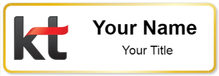 Custom name badges for KT Corporation