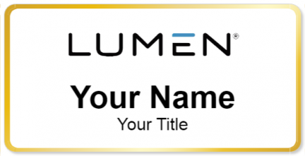 Custom name badges for Lumen Technologies