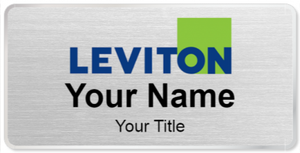 Custom name badges for Leviton