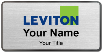 Custom name badges for Leviton