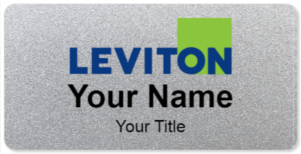 Custom name badges for Leviton