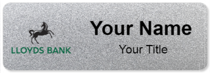 Custom name badges for Lloyds Bank