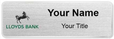 Custom name badges for Lloyds Bank