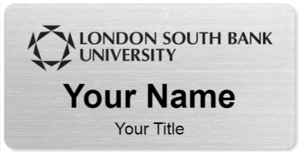 Custom name badges for London South Bank University