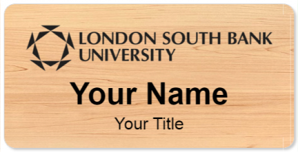 Custom name badges for London South Bank University