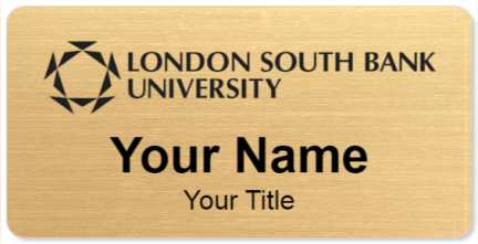 Custom name badges for London South Bank University