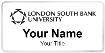 Custom name badges for London South Bank University