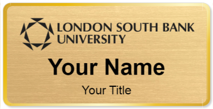 Custom name badges for London South Bank University