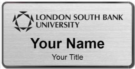Custom name badges for London South Bank University