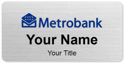 Custom name badges for Metrobank