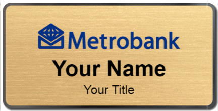 Custom name badges for Metrobank