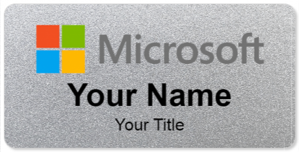 Custom name badges for Microsoft