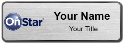 Custom name badges for OnStar