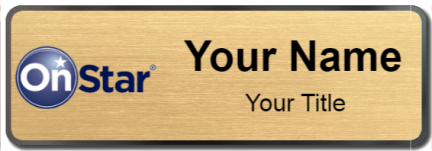 Custom name badges for OnStar