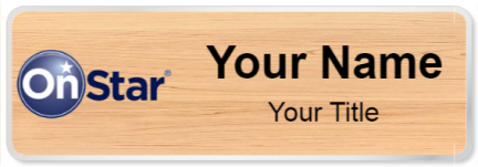 Custom name badges for OnStar