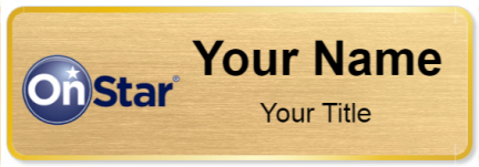 Custom name badges for OnStar