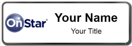 Custom name badges for OnStar