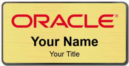 Custom name badges for Oracle