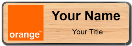 Custom name badges for Orange