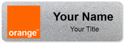 Custom name badges for Orange