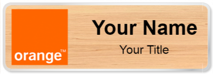 Custom name badges for Orange