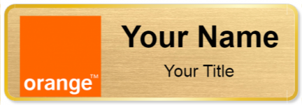 Custom name badges for Orange