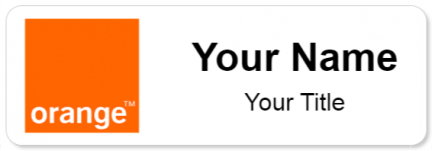 Custom name badges for Orange