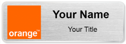 Custom name badges for Orange