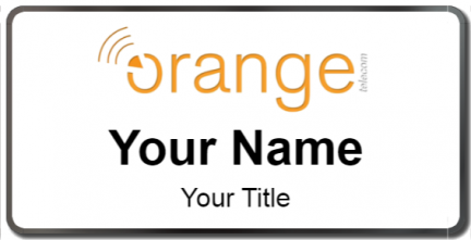 Orange Telecom Template Image