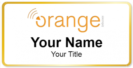 Orange Telecom Template Image