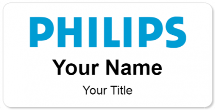 Custom name badges for Philips