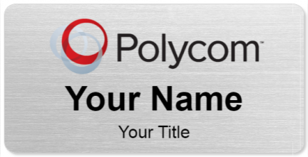 Custom name badges for Polycom