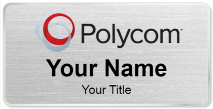 Custom name badges for Polycom