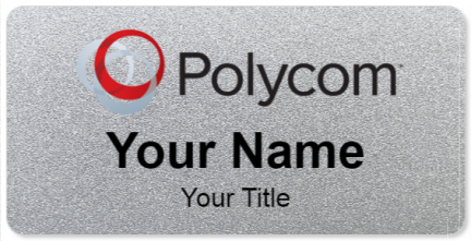 Custom name badges for Polycom