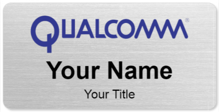 Custom name badges for Qualcom
