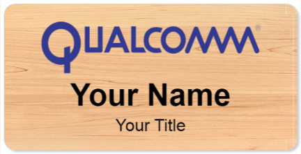 Custom name badges for Qualcom