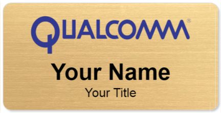 Custom name badges for Qualcom