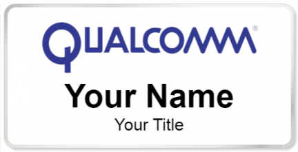 Custom name badges for Qualcom