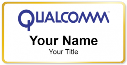 Custom name badges for Qualcom