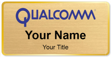 Custom name badges for Qualcom